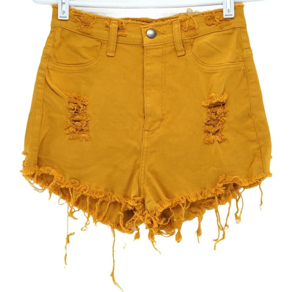 Fashion Nova Heaven Only Knows Distressed Shorts